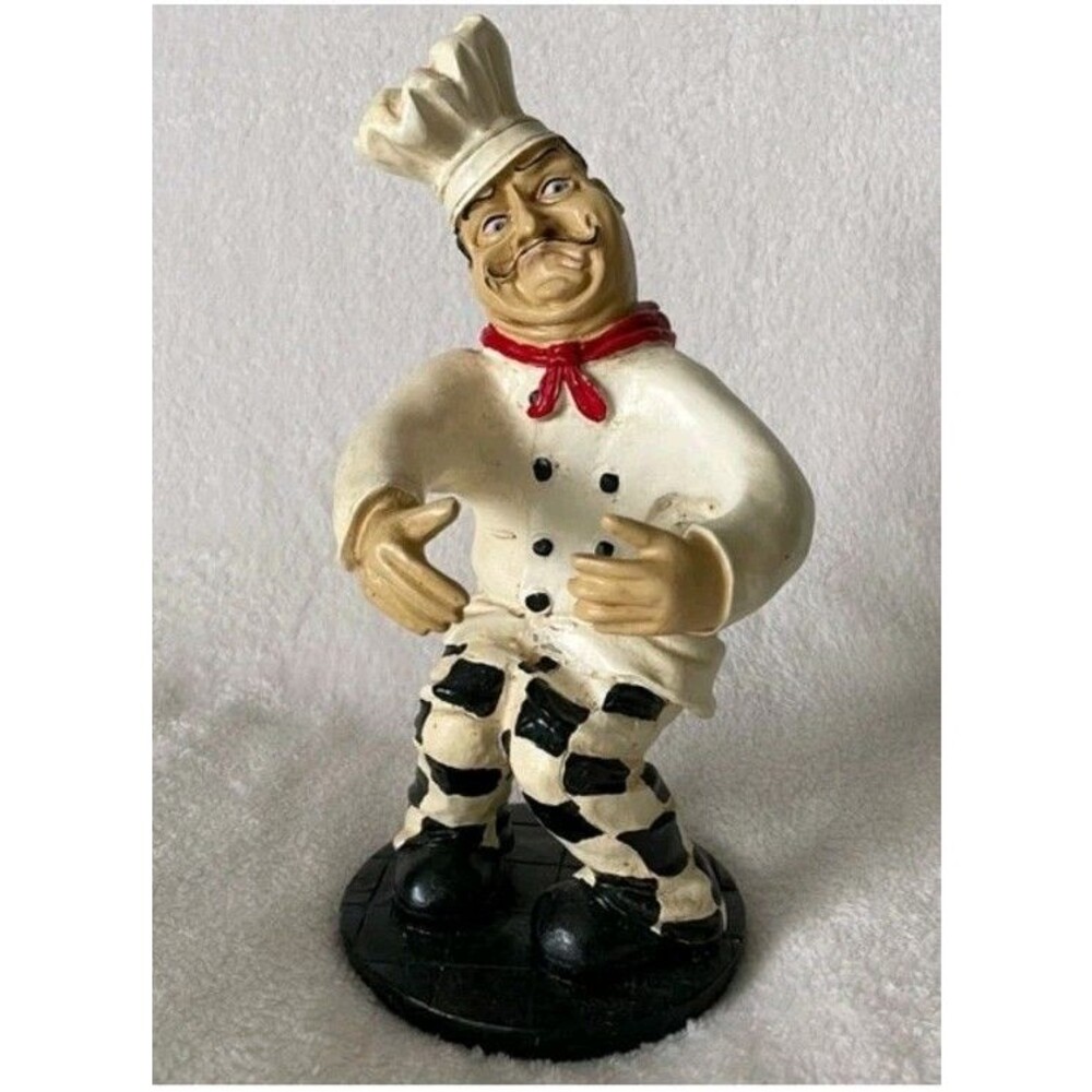 Vintage Italian Chef Figurine by Peter Mook Retro Kitchen Collectible